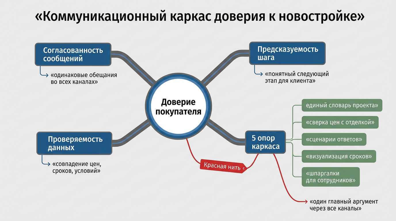 коммуникационный каркас доверия к новостройке